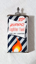 VINTAGE ZIPPO LIGHTER FLUID CAN LEAD TOP HANDY OILER OIL CAN RARE picture