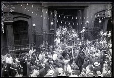 New York the Saints statue as it left St Joachims church as the- 1927 Old Photo picture