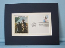 1781 - Bernardo de Galvez conquers West Florida  & First day Cover of his stamp picture