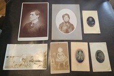 Lot Of 6 Antique Photos 1880s To Early 1900s. Mix Of Types picture
