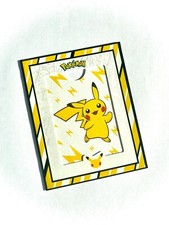 Pikachu Card Frame Pokemon 25th Anniversary 2021 McDonald’s Cardboard picture