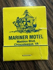 VTG Mariner Motel Maddox Blvd Chincoteague Virginia VA Matchbook- picture