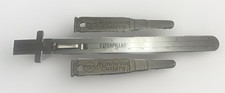 Lot Of 3 Pieces 2 Remington Knife Blade Openers & Caterpillar Machinist Scale picture