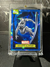 Topps 2024 Topps Chrome Marvel Silver Surfer Blue Sapphire #51 picture