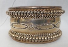 Vtg large  95 grams Sterling GAHE Southwestern Navajo 1.5