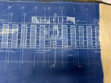 Vintage Blueprints for GM Chevrolet Flint Personnel Building - 16 Blueprints picture