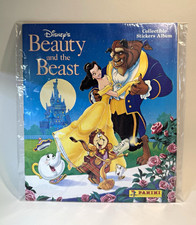 Vintage 1995 NEW SEALED Panini Italy Disney Beauty and the Beast Sticker Album picture