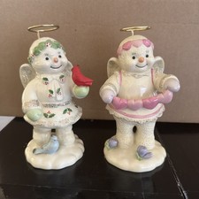 Lenox Snowy Angle Pair  5” Tall picture