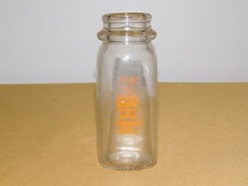 VINTAGE 1951 IMPERIAL ICE CREAM BUTTERMILK  1/2  PINT MILK BOTTLE picture