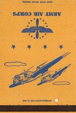 Vintage Matchcover Army Air Corps Royal Flash picture