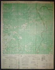 6232 i - MAP - Choam Kravien - 1968 - Loc Ninh - Cambodia Border - Vietnam War picture