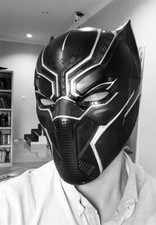 US Black Panther Helmet Killerbody 1/1 Wearable Mask LED Base Cos Collection picture