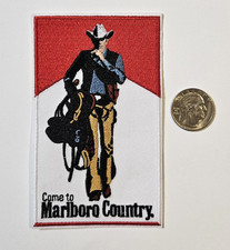 Vintage Large Marlboro Iron on Patch 3