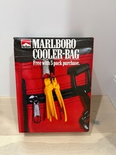 Vintage 1990s Marlboro Soft Sided Insulated Cooler Bag picture