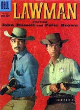 Four Color Comics (2nd Series) #970 VG; Dell | low grade - 1959 Lawman John Russ picture