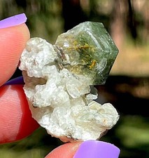Fluorapatite Crystal On Matrix From Brazil  3.0 centimeters picture