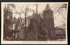 Antique postcard: Christian Church of Noblesville, Indiana, Hamilton County picture