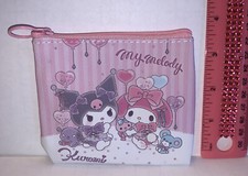 Sanrio Kuromi and My Melody Mini  Pouch Zipper Coin Purse picture
