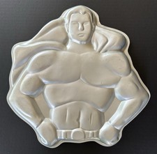 Wilton Aluminum Cake Pan DC Comics Superman Vintage 1977 picture