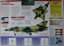 Dassault Mirage Picture Brochure Aircraft Pamphlet Vtg Info Sheet picture