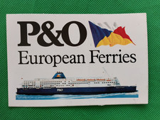 Vintage Stickers, Ferry, P&O Ferries UK picture