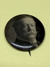 1908 William Howard Taft Political Campaign President Election Button 1