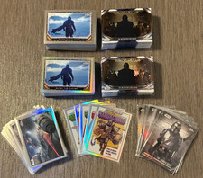 2022 Topps Chrome Star Wars The Mandalorian Master Set + Journey of Grogu Set + picture