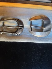 Vintage sterling belt buckles tested real silver picture