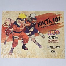 Shonen Jump's Naruto Toonami Cartoon Network Ninja 101 Print Ad/Poster Promo Art picture