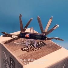 Victorinox Midnight MiniChamp Swiss Army Knife 58mm Multi Tool 17 Functions picture