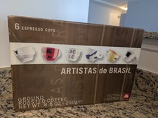 illy art collection 2001 Artistas do Brasil 6 Espresso cups Brazil picture