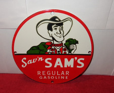 VINTAGE SAV'N SAM'S GASOLINE COWBOY MONEY 9.5