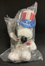 MetLife Patriotic Uncle Sam Snoopy Plush USA New Sealed 5