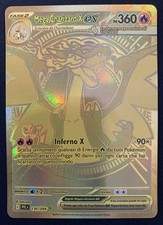 Pokemon TCG MEGA CHARIZARD X EX ASCit 130/094 SPECTRAL FLAMES - ITA ITALIAN IT picture