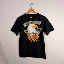 VTG Harley Davidson 1993 Sturgis S T-shirt Single Stitch Sleeve Black Hills USA picture