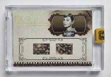 2008 Donruss Celebrity Cuts HOLLYWOOD ICONS Audrey Hepbrun DRESS HI-AH 4/10 picture