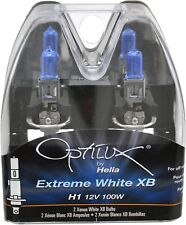 HELLA H71070227 Optilux XB Series H1 Xenon White Halogen Bulbs, 12V 100W, 2 Pack picture