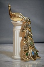Avon Charmed Limited Edition Swarovski Crystal Peacock Perfume Factory Sealed picture
