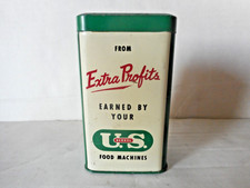 Vintage Berkel U.S. Food Machines Tin Advertising Still Bank HTF Nice picture