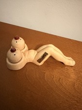 Vintage Nude Girl Woman Salt & Pepper Shaker picture
