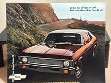 1971 Chevrolet Nova Vintage Original Car Sales Brochure Catalog SS - Chevy picture