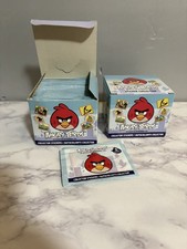 2012 Angry Birds Sticker Collection 2 Display Box 100 Sealed Packs 800 Stickers picture