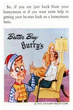 ✨ Better Buy Burry's (1947) Vintage Ad Poster - 24x36” - Hi-Res💎 Print - 200 picture