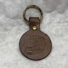 Vintage You're Wendy's Kind Of People Advertisement Employee Key Chain picture