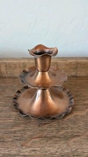 Vintage Gregorian Solid Copper Ruffled Edge 3