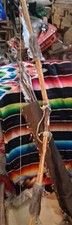 **AWESOME  VINTAGE  NATIVE AMERICAN BOW AND QUIVER 4 ARROWS NICE** picture