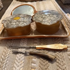 Vintage 1930s Art Deco Celluloid Vanity Set picture