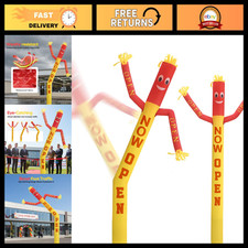 20ft Inflatable Waving Tube Man - Now Open Air Dancer Replacement, Party Decor picture