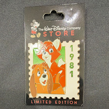 The Walt Disney Company Store LE 500 1981 The Fox and the Hound Pin picture