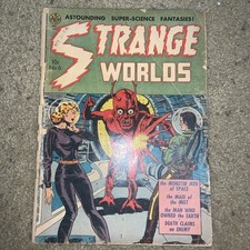 Strange Worlds # 6 1952 Wally Wood, Kinstler, Sid Check SCI-FI Alien Cover GGA picture